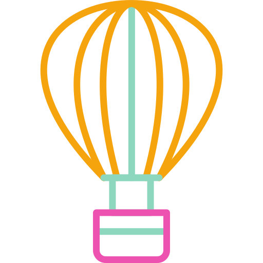 globo aerostático icono gratis