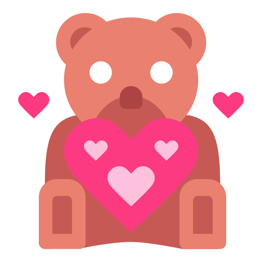 oso de peluche icono gratis