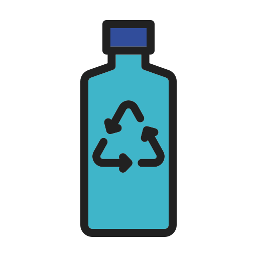 Recycle bottle free icon