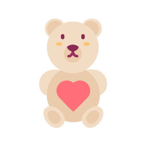 oso de peluche icono gratis