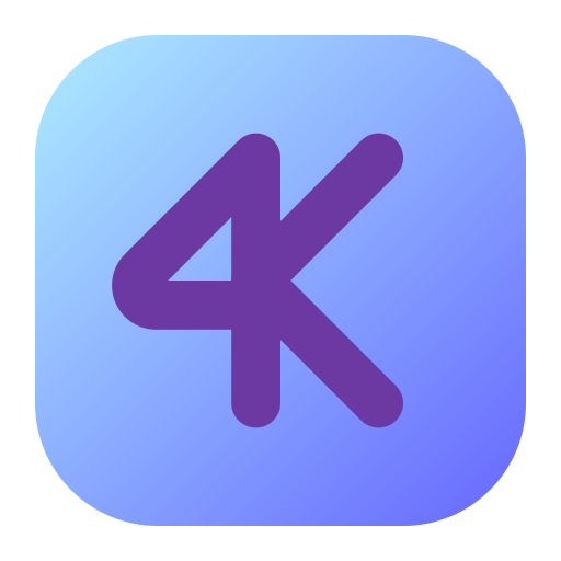 4k free icon