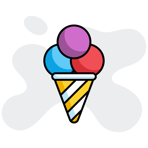 helado de cono icono gratis