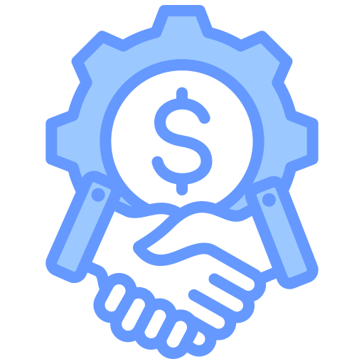 compañero de negocios icono gratis