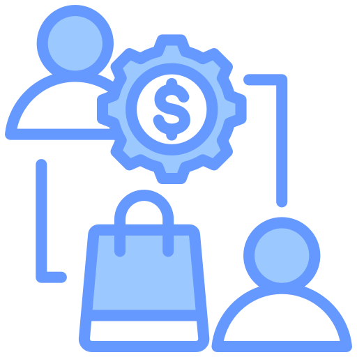 Business to consumer free icon