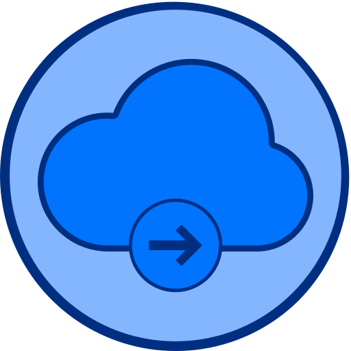 acceso a la nube icono gratis