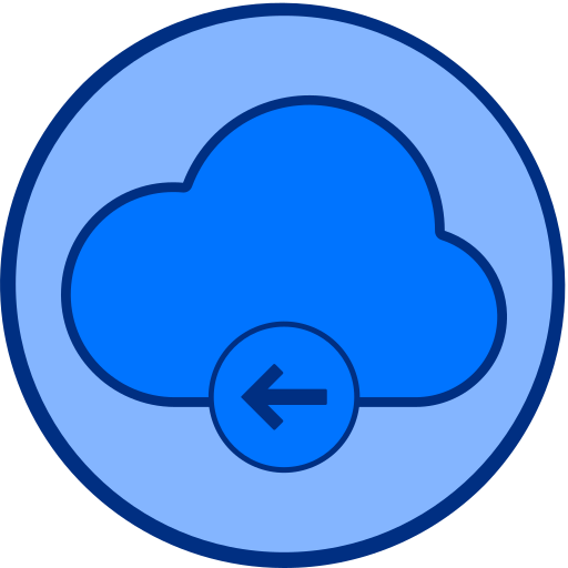 acceso a la nube icono gratis