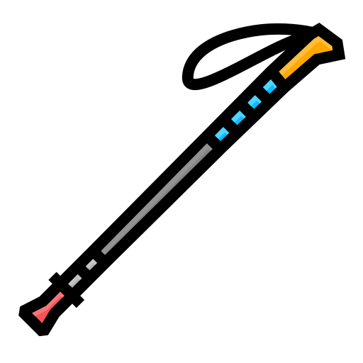 Trekking pole free icon