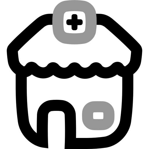 진료소 무료 아이콘