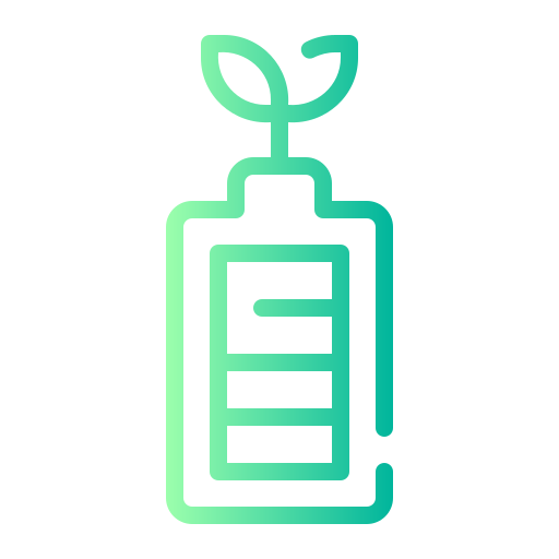 batería ecológica icono gratis