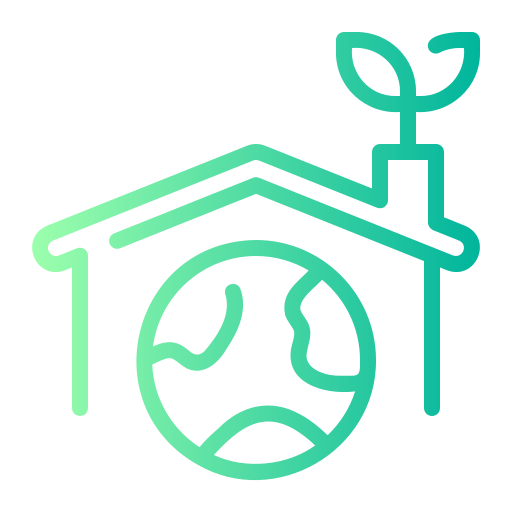 casa verde icono gratis