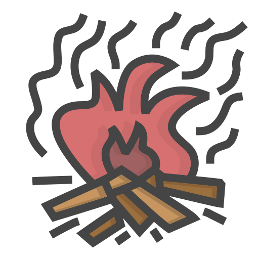 hoguera icono gratis