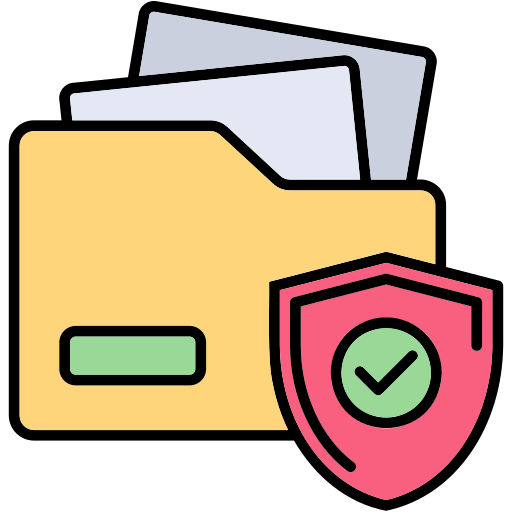 protección de datos icono gratis