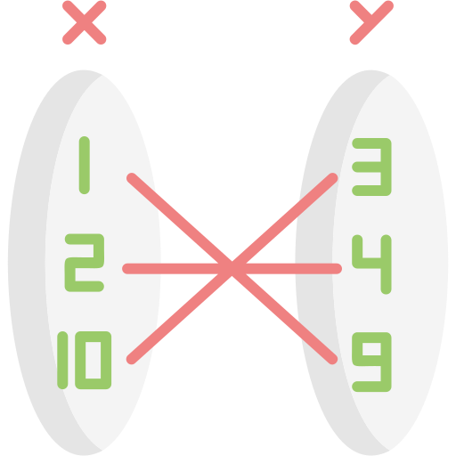 matemáticas discretas icono gratis