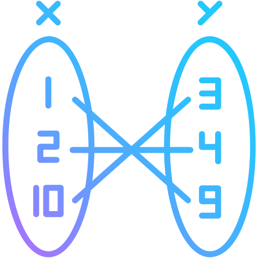 matemáticas discretas icono gratis