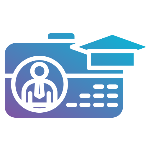 pasantía icono gratis