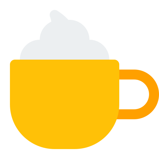 café latté icono gratis