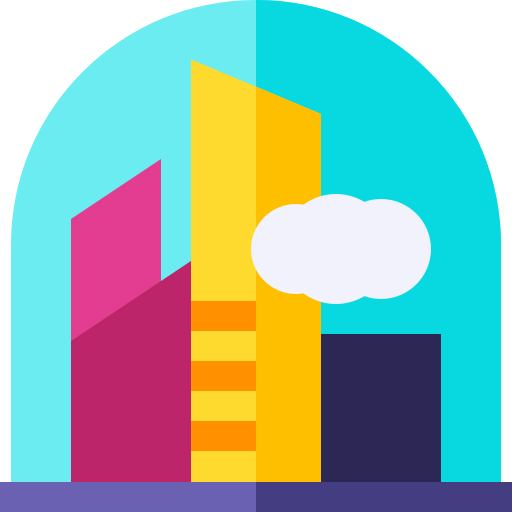 City Basic Straight Flat icon