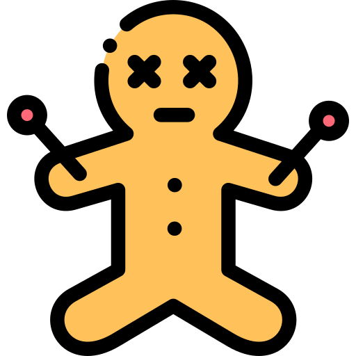 Пряничный человечек бесплатно иконка Пряничный человечек бесплатно иконка