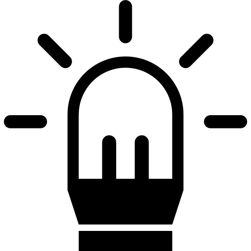 Lamp free icon