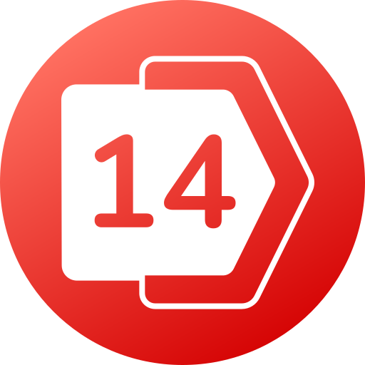 catorce icono gratis