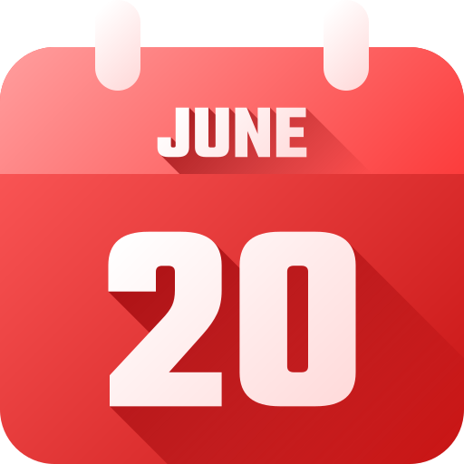 20 de junio icono gratis