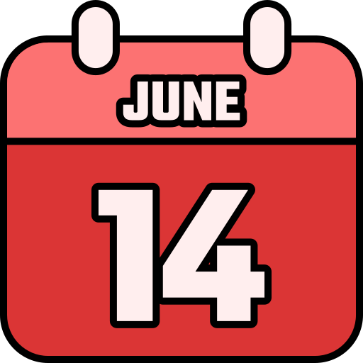 14 de junio icono gratis