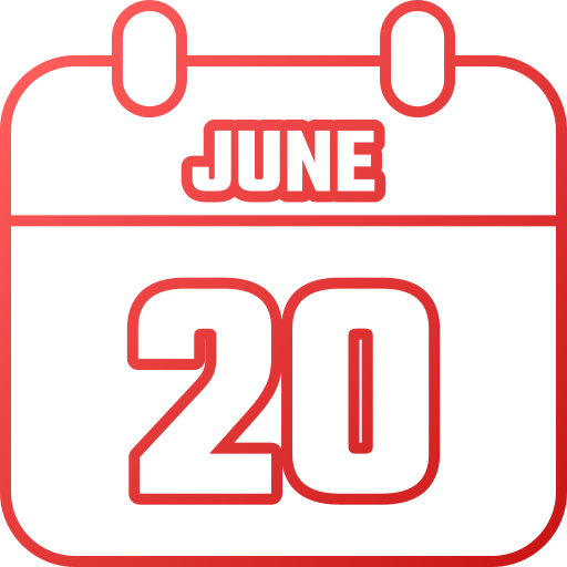 20 de junio icono gratis