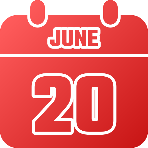 20 de junio icono gratis