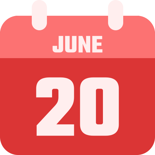 20 de junio icono gratis