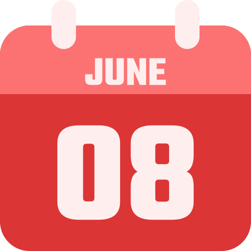 8 de junio icono gratis