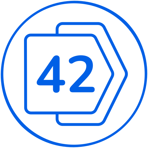 42 icono gratis