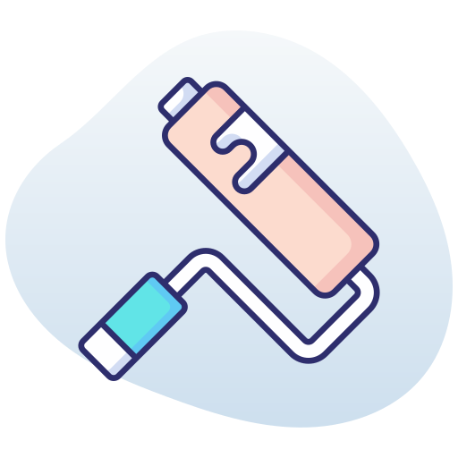 Paint roller free icon