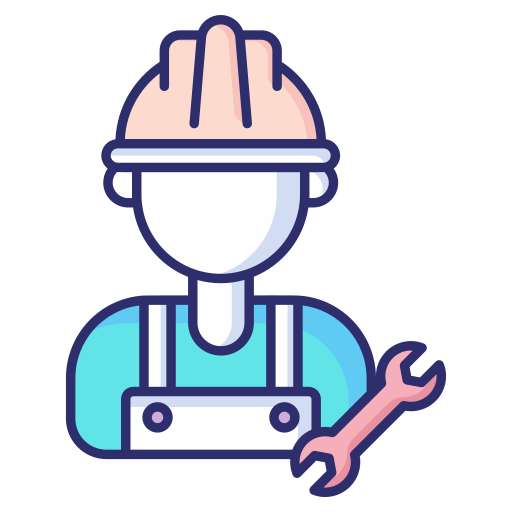 Construction worker free icon