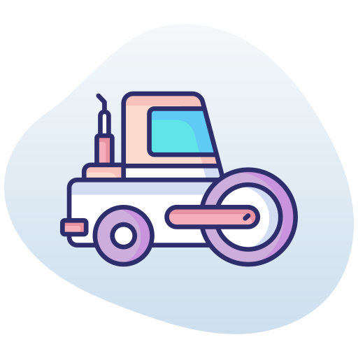 Road roller free icon