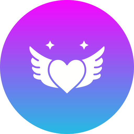 Heart wing free icon Heart wing free icon