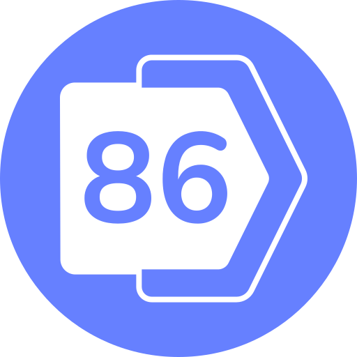 86 icono gratis