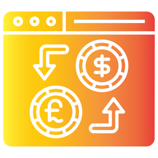 transacción monetaria icono gratis