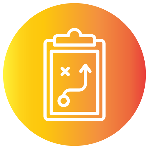 plan estratégico icono gratis