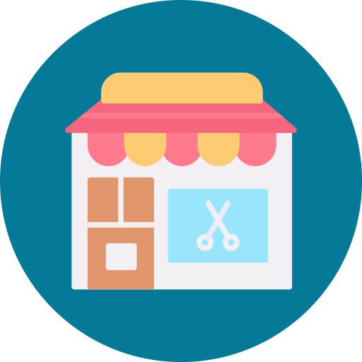 Парикмахерская бесплатно иконка Парикмахерская бесплатно иконка