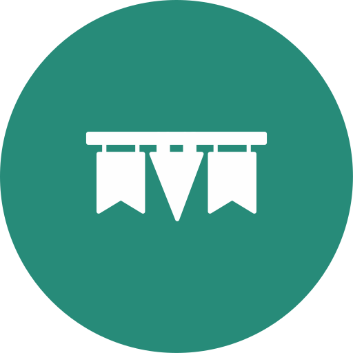 guirnalda icono gratis