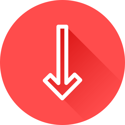 flecha hacia abajo icono gratis