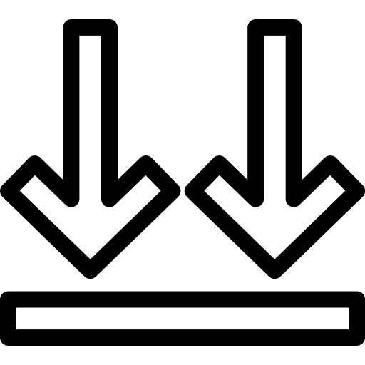pfeil runter kostenlos Icon