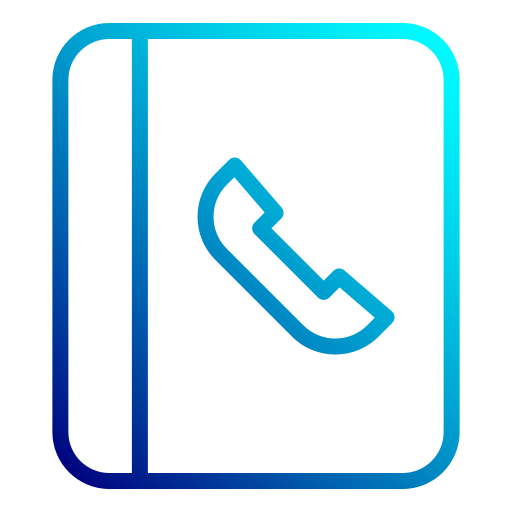 directorio telefónico icono gratis
