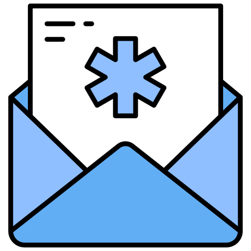 correo medico icono gratis