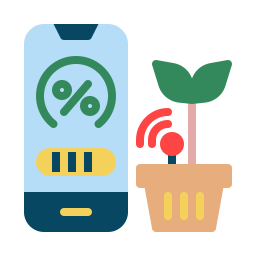 monitoreo de plantas icono gratis