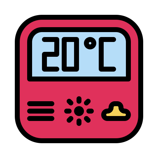 Smart thermostat free icon Smart thermostat free icon