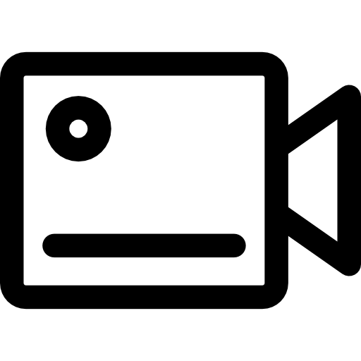 camara de video icono gratis