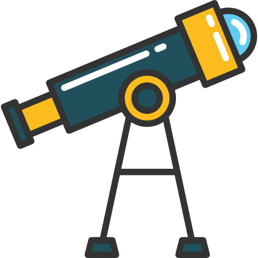 Telescope free icon Telescope free icon