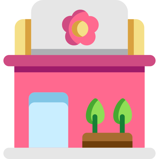 Floristería icono gratis