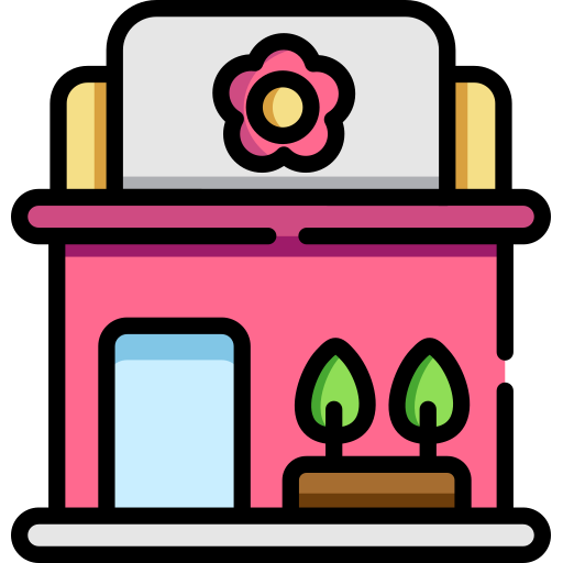 Floristería icono gratis